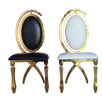 현대 연회 식당 의자 가죽 벨벳 커버 스테인레스 스틸 프레임