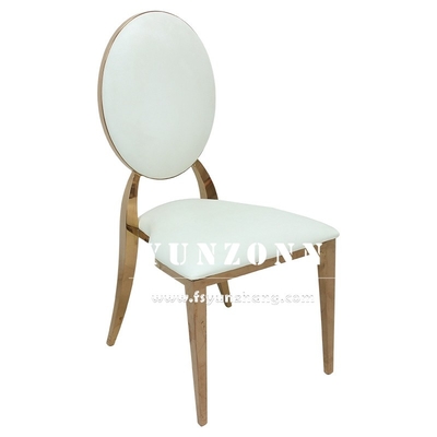 금 스테인리스 결혼식 의자 왕실 결혼식 의자 대여 W49xD53xH94cm