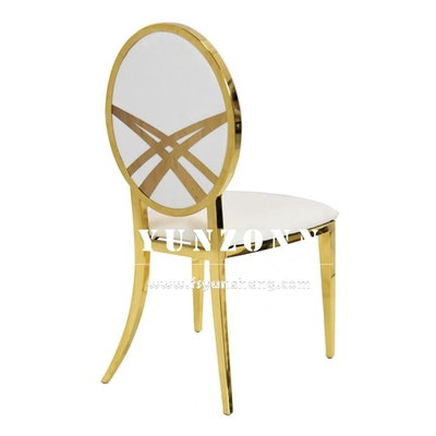 금 스테인리스 결혼식 의자 왕실 결혼식 의자 대여 W49xD53xH94cm
