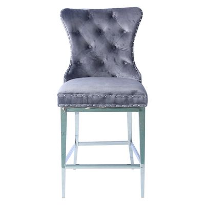 좋은 가격 곡선 대중음식점 막대기 의자 우단 덮개 버클 뒤를 가진 안락한 좌석 온라인으로