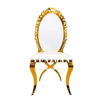 좋은 가격 Fancy Acrylic Sunflower Back Gold Home Dining Chair Stacking Stainless Steel Wedding Chair for Hotel Banquet Party Used 호텔 잔치 파티용 스테인리스 스틸 웨딩 체어 온라인으로