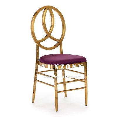 좋은 가격 골드 메탈 스테인리스 스틸 호텔 연회 피닉스 의자 스태킹 이벤트 파티 의자 웨딩 의자 온라인으로