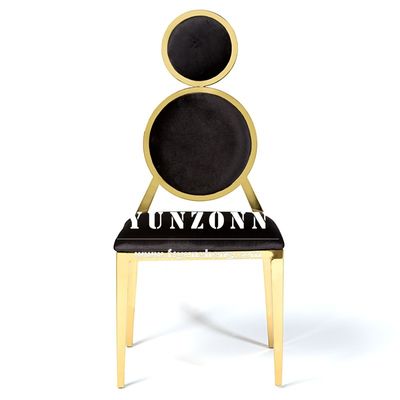 좋은 가격 금색 엑센트 로 장식 된 우아 한 벨벳 의식 의자 온라인으로