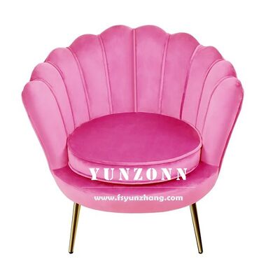 좋은 가격 호텔 거실 식사 공간 쇼핑몰에 스테인리스 스틸 프레임과 벨벳 조합으로 현대적인 해조개 소파 온라인으로