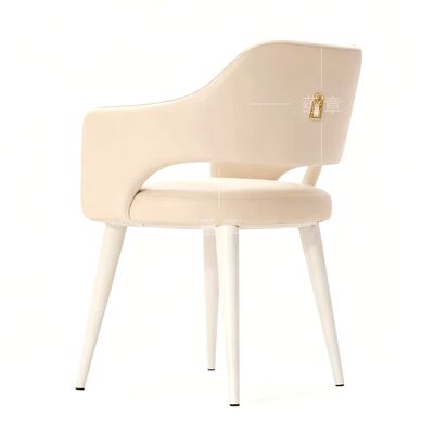 좋은 가격 노르딕 현대 디자이너 식탁 의자 모델 방 금속 레저 의자 단순 및 럭셔리 호텔 레스토랑 식탁 의자 온라인으로