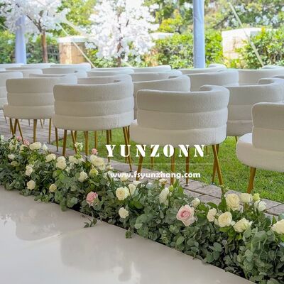 좋은 가격 모던 화이트 램스울 섹셔널 소파 반원형 곡선 거실 소파 반원형 소파 디자인 온라인으로