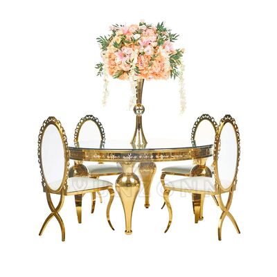 좋은 가격 신규 디자인 아크릴 연회용 메탈 체어 X자형 골드 스테인리스 스틸 프레임 타원형 등받이 PU 가죽 거실 상업용 온라인으로