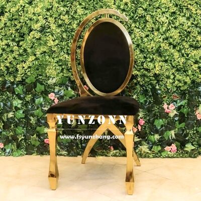 좋은 가격 현대 디자인 금속 식탁 의자 강철 재료 식탁 및 호텔의 가정 가구 결혼식 및 홀 온라인으로