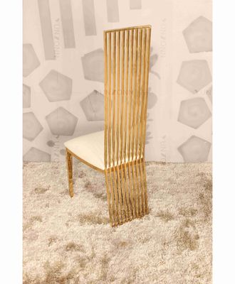 좋은 가격 높은 뒤 결혼식 의자 금 호화스러운 연회 의자 스테인리스 무게 200Kg 온라인으로